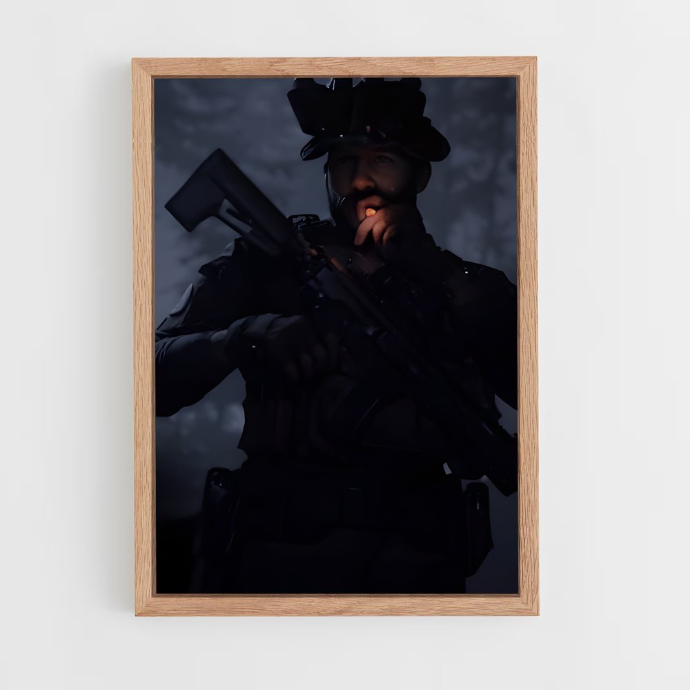 Poster Ombres de Héros – affiche Call of Duty (vue 4)